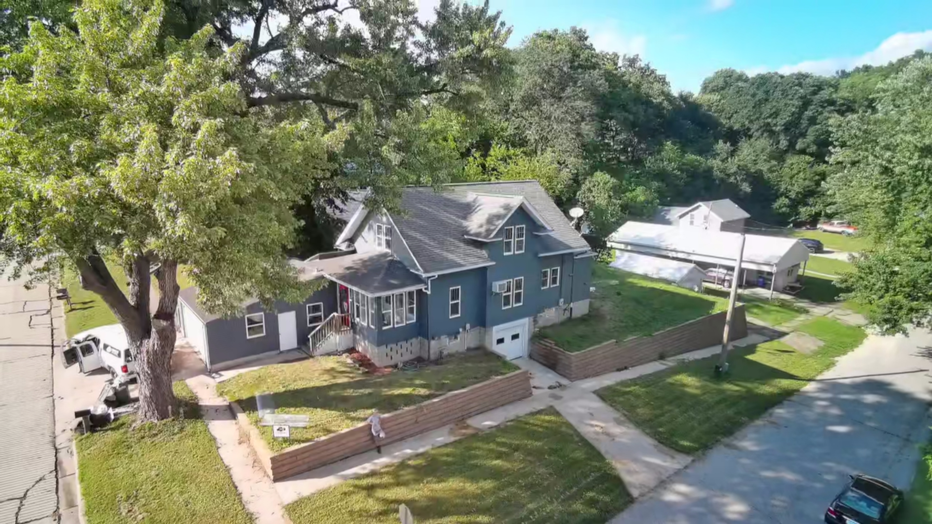Exterior House Painting — Aerial View