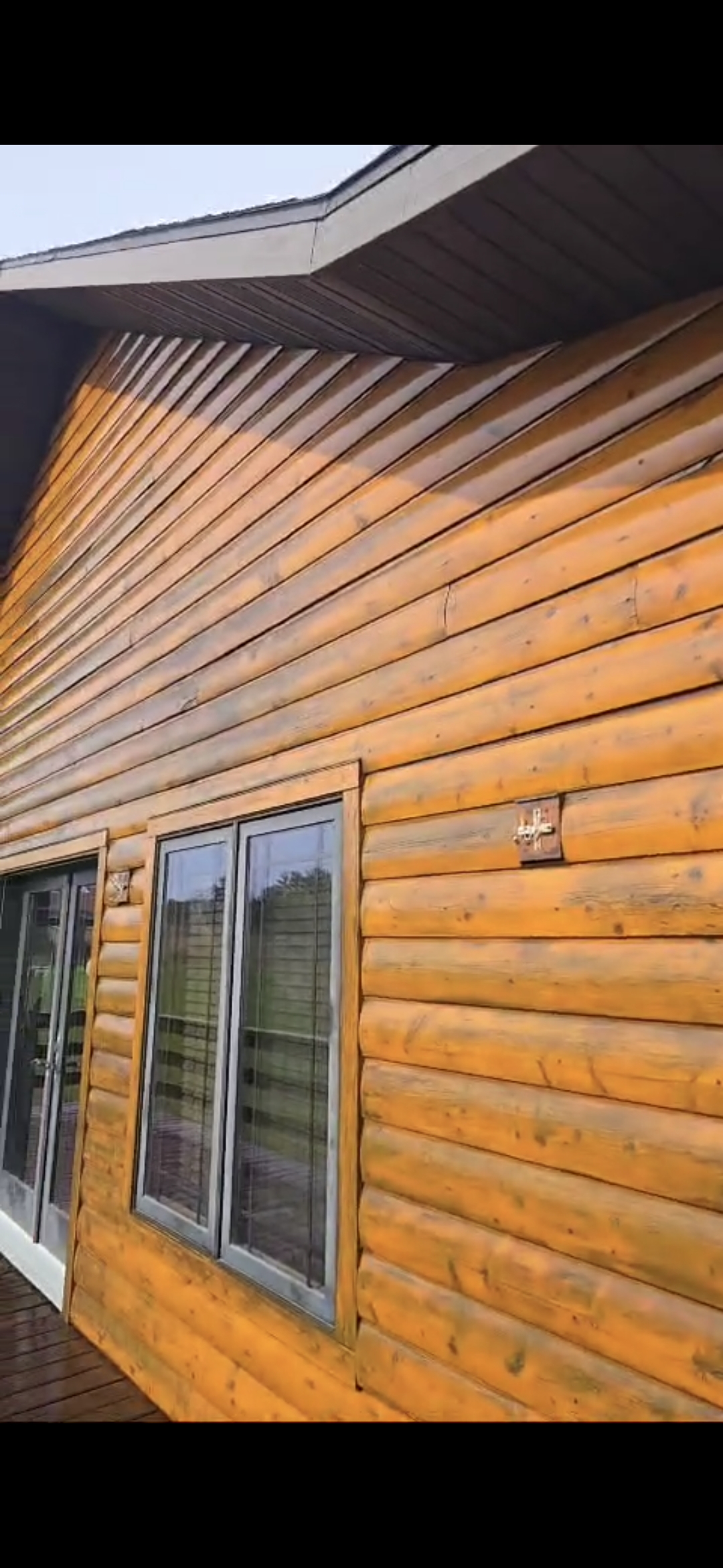 Log Cabin Exterior Stain